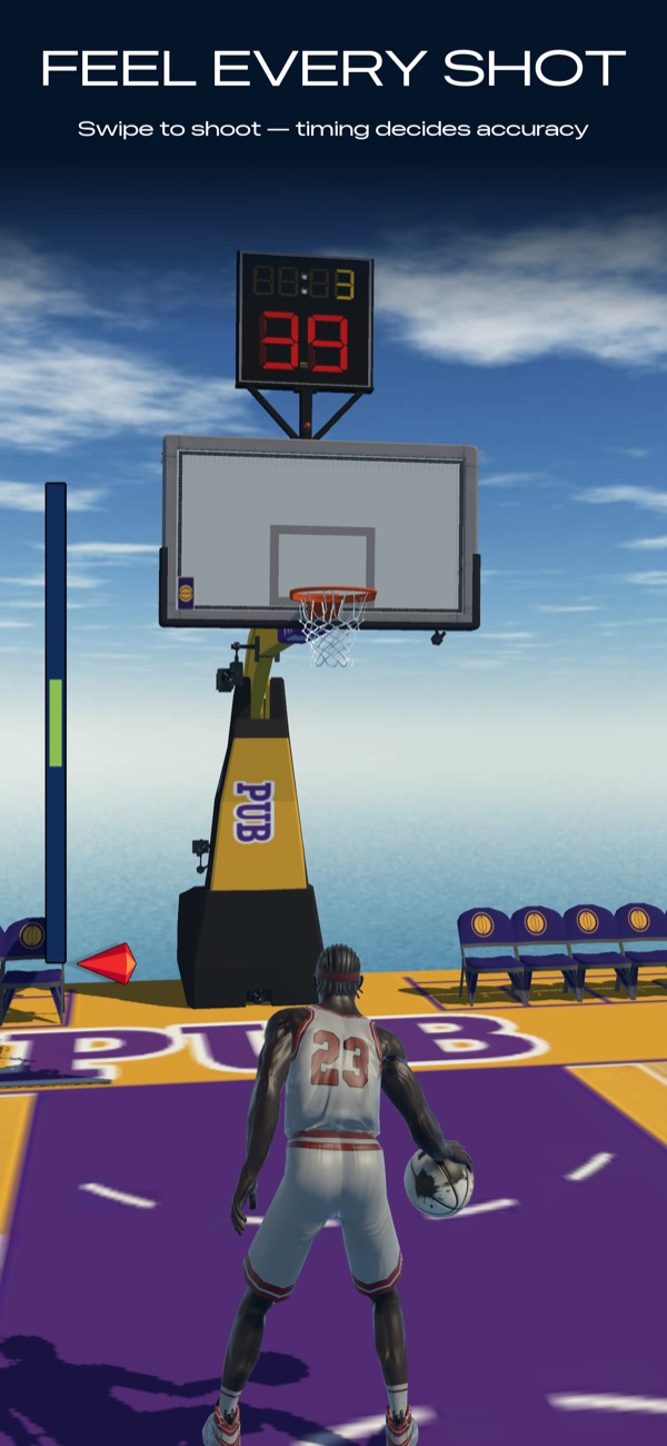 Shooting at the hoop